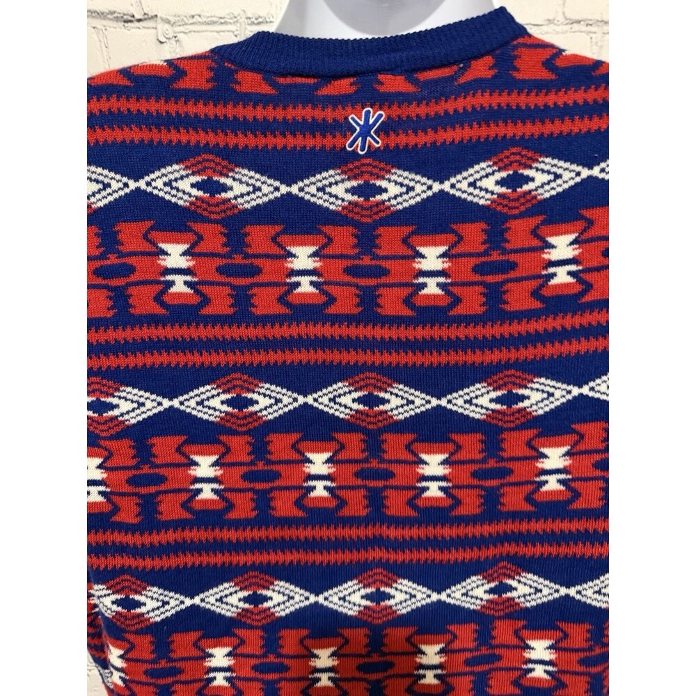 New York Giants Ugly Sweater Vest Christmas NFL Team Apparel Men XXL Acrylic - Picture 5 of 6